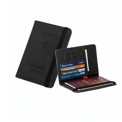 GENERICO - Porta Pasaporte Documentos Funda Protectora Viaje Con Rfid