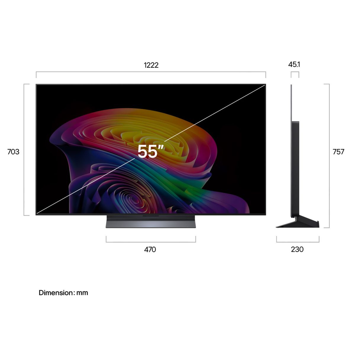 LG - Smart TV LG 55 OLED evo AI C6 4K 2026.