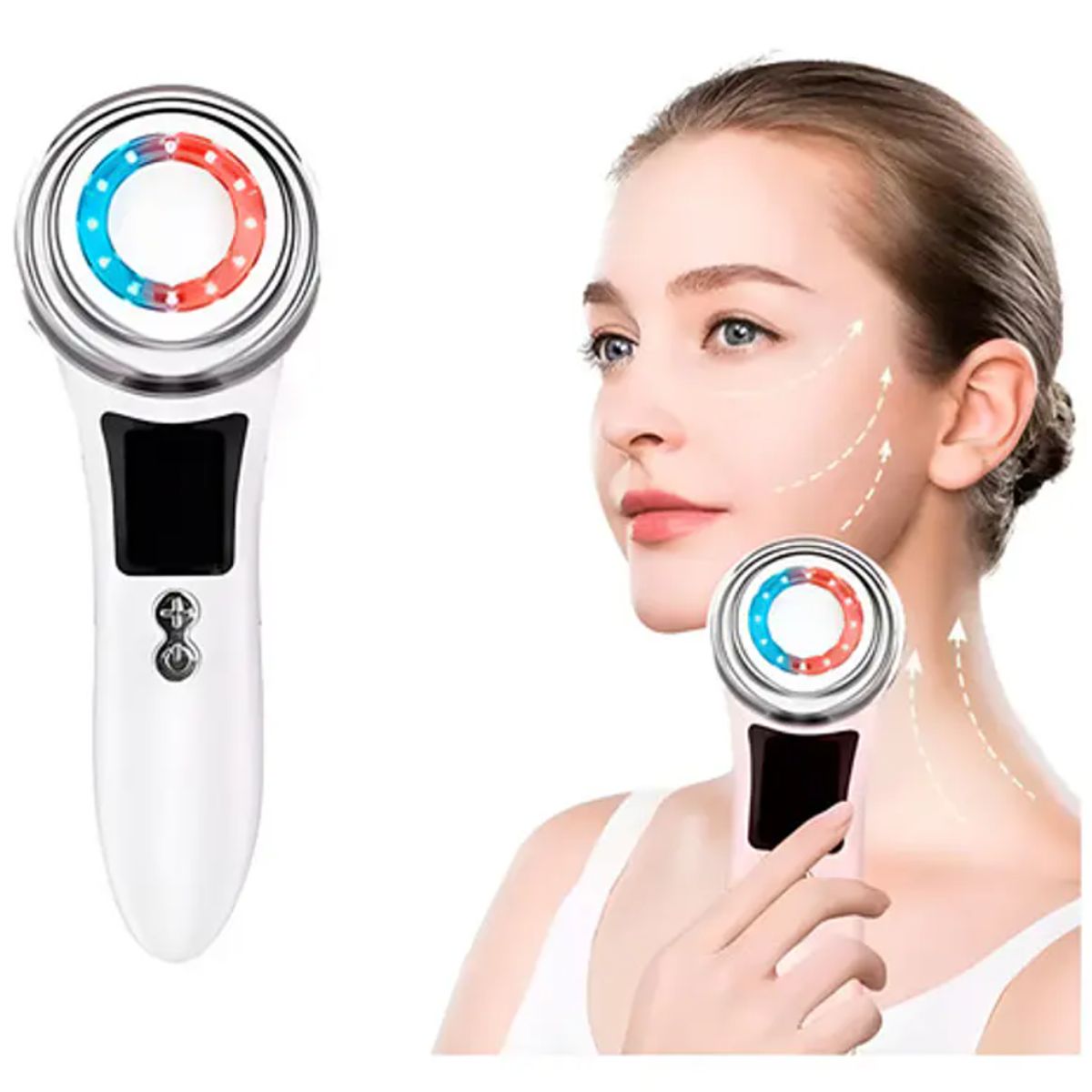 GENERICO - Masajeador Facial Ultrasónico Rejuvenecedor Fototerapia