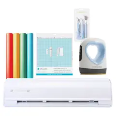 SILHOUETTE - NUEVO KIT INICIO CAMEO 5 ALPHA WHITE + PLANCHA MINI