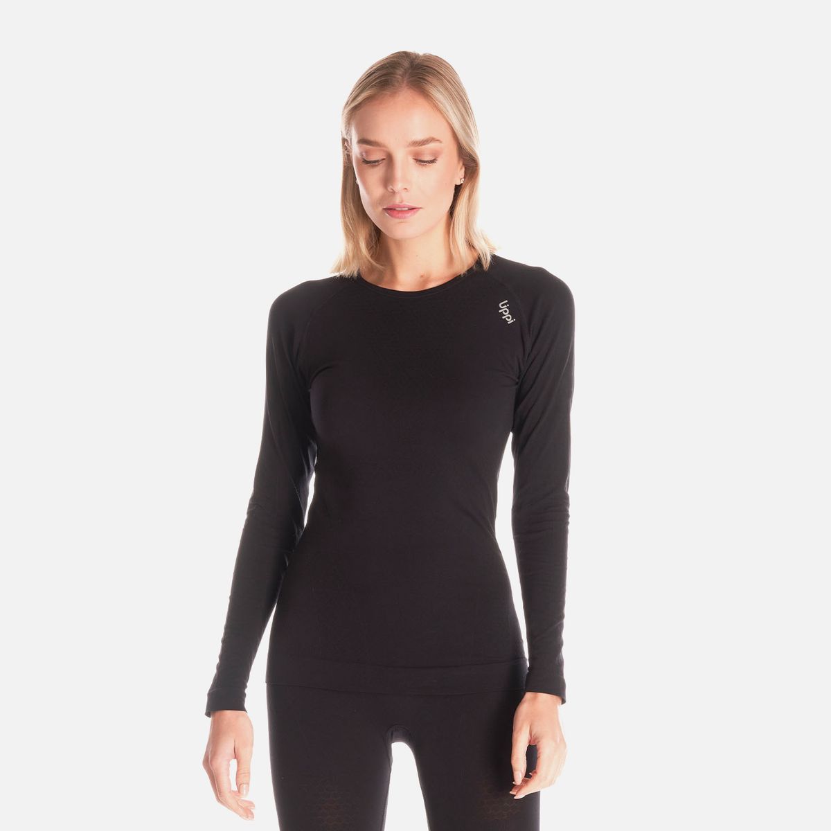 LIPPI - Primera Capa Mujer Skintec Active Q-Dry Top Negro Lippi