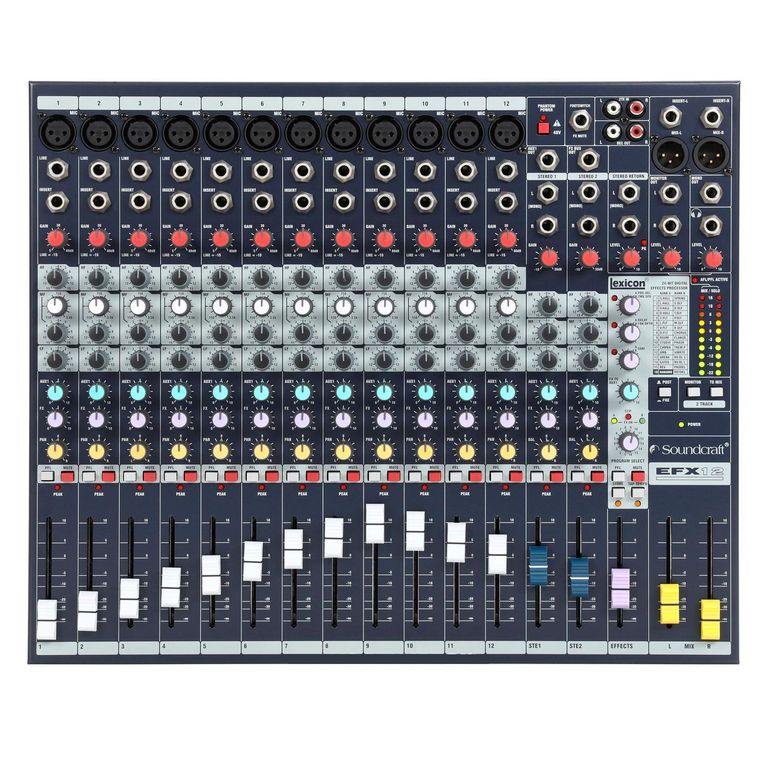 Mezclador AnalogoSoundcraft EFX12