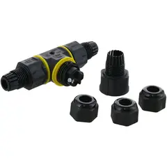 TECHNOLAMP - Conector Rápido Para Cable 0,5-4,0Mm 2P+T Ip68 Tipo T