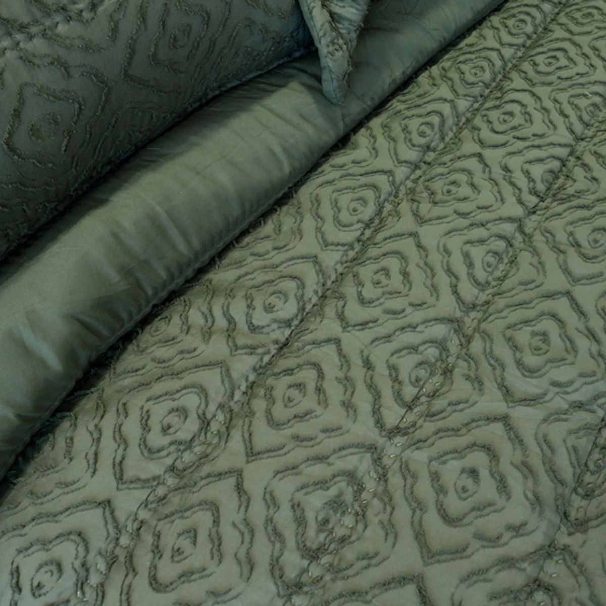 DORAL - Cubrecama Plumon Touch Deluxe Doral Azul 1.5 PLAZAS