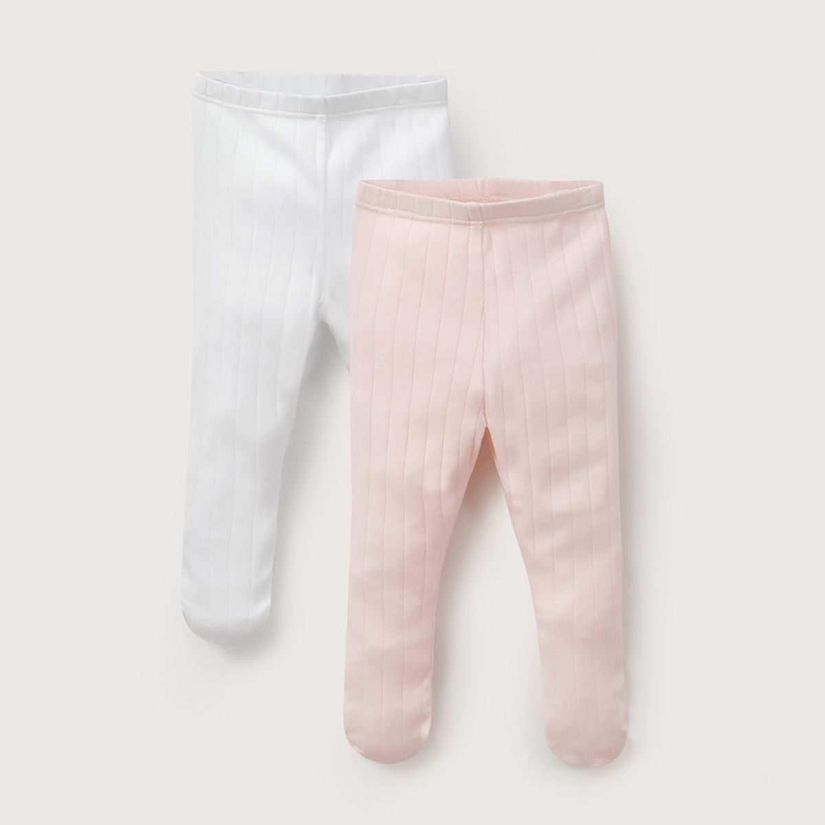 OPALINE - Pack 2 Panty Acanalada Rosada Bebé Niña