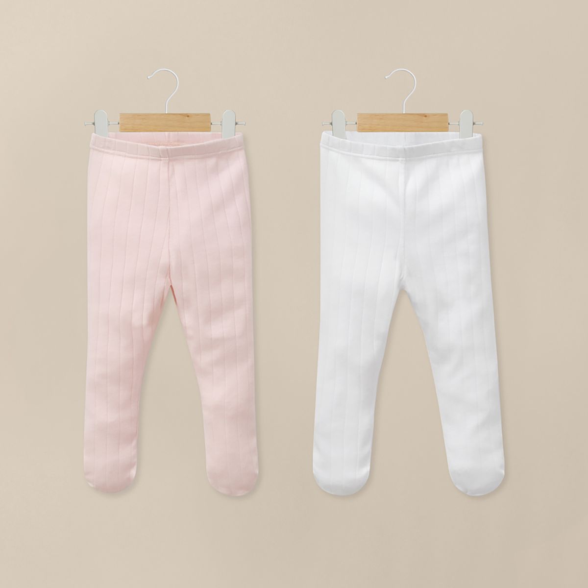 OPALINE - Pack 2 Panty Acanalada Rosada Bebé Niña