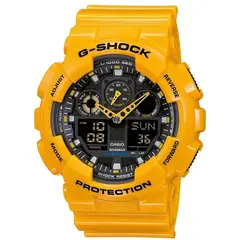 CASIO - RELOJ GSHOCK GA100A-9ADR HOMBRE ANTIGOLPE WR200M