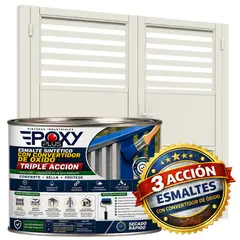 EPOXY - ESMALTE SINTETICO - CONVERTIDOR OXIDO - 1-2 GALÓN - BLANCO GRISÁCEO