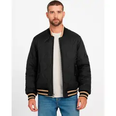 GUESS - Chaqueta Alameda Ripstop Bmbr Negro