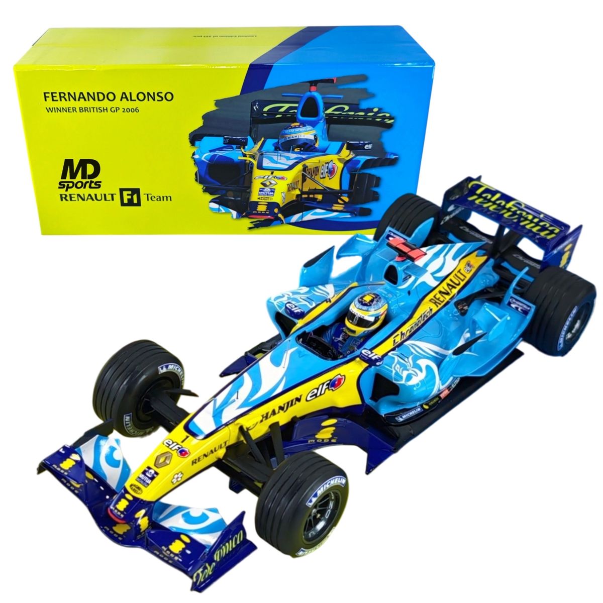 FORMULA 1 - Auto Formula 1 Renault R26 British GP 2006 #1 Fernando Alonso Minichamps 1:18