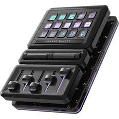 COOLER MASTER - Controladora de Streaming Modular MasterHub Stream Kit, 15 Teclas, 5 Faders, 2 Scroll