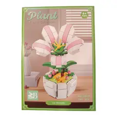 GENERICO - Set Bloque de construcción - Diseño Plantas - Colección Flores - Modelo7 Flor de Lirio