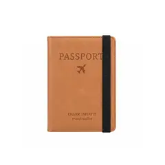 GENERICO - Porta Pasaporte Documentos Funda Protectora Viaje Con Rfid