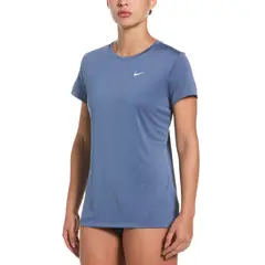 NIKE - Polera Swim Hydroguard Essential Blanco Mujer