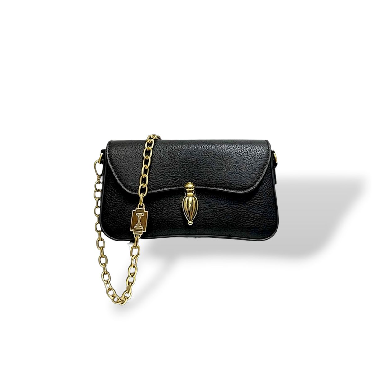 GENERICO - Cartera Negra Minimalista Elegante