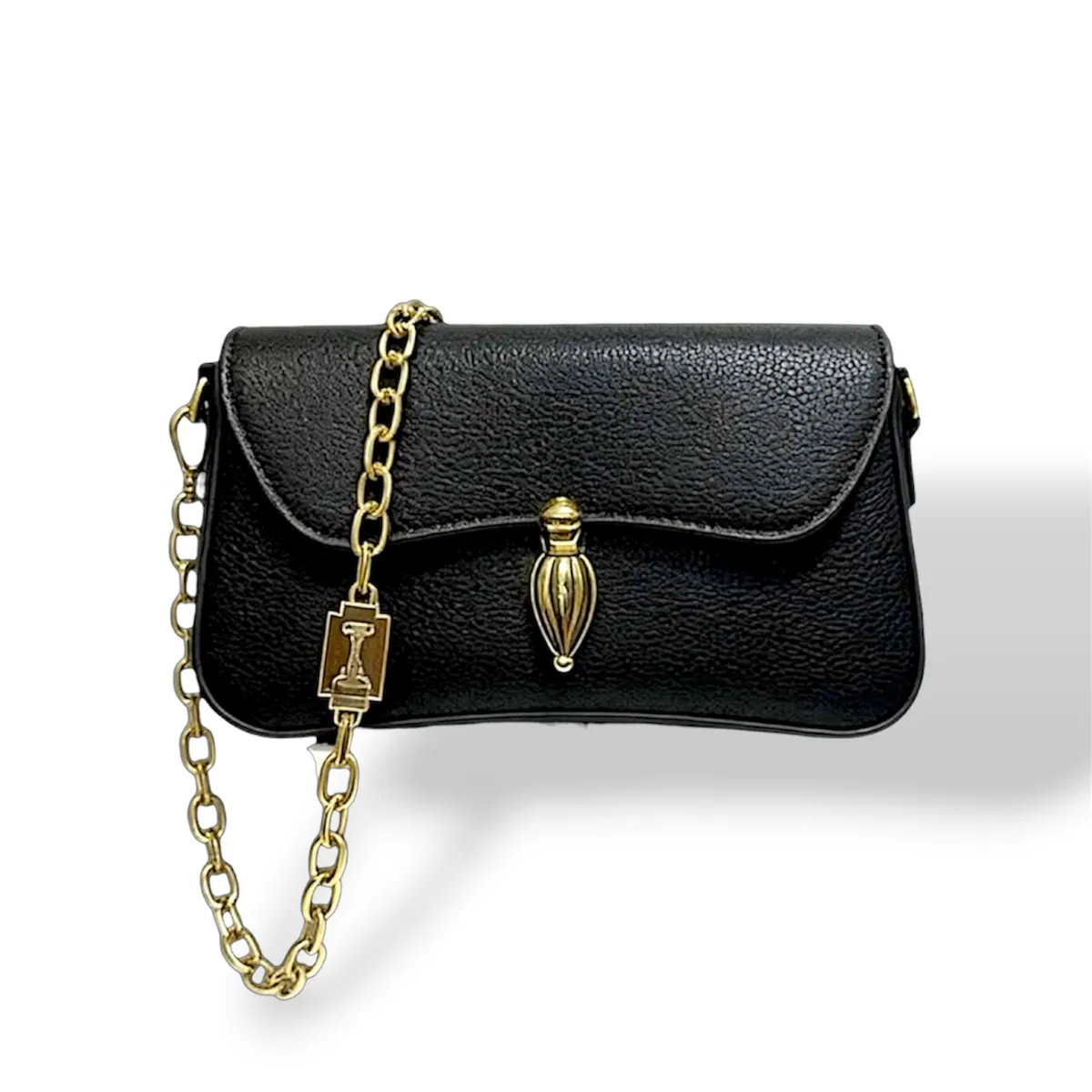 GENERICO - Cartera Negra Minimalista Elegante