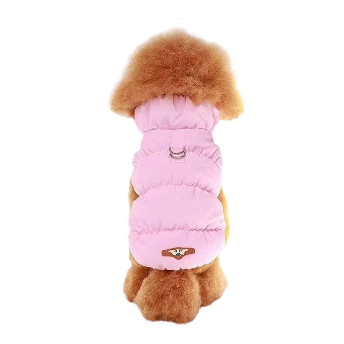 GENERICO - Parka Impermeable para Perritas Medianas, Rosada, Forrada y Elasticada - 2XL