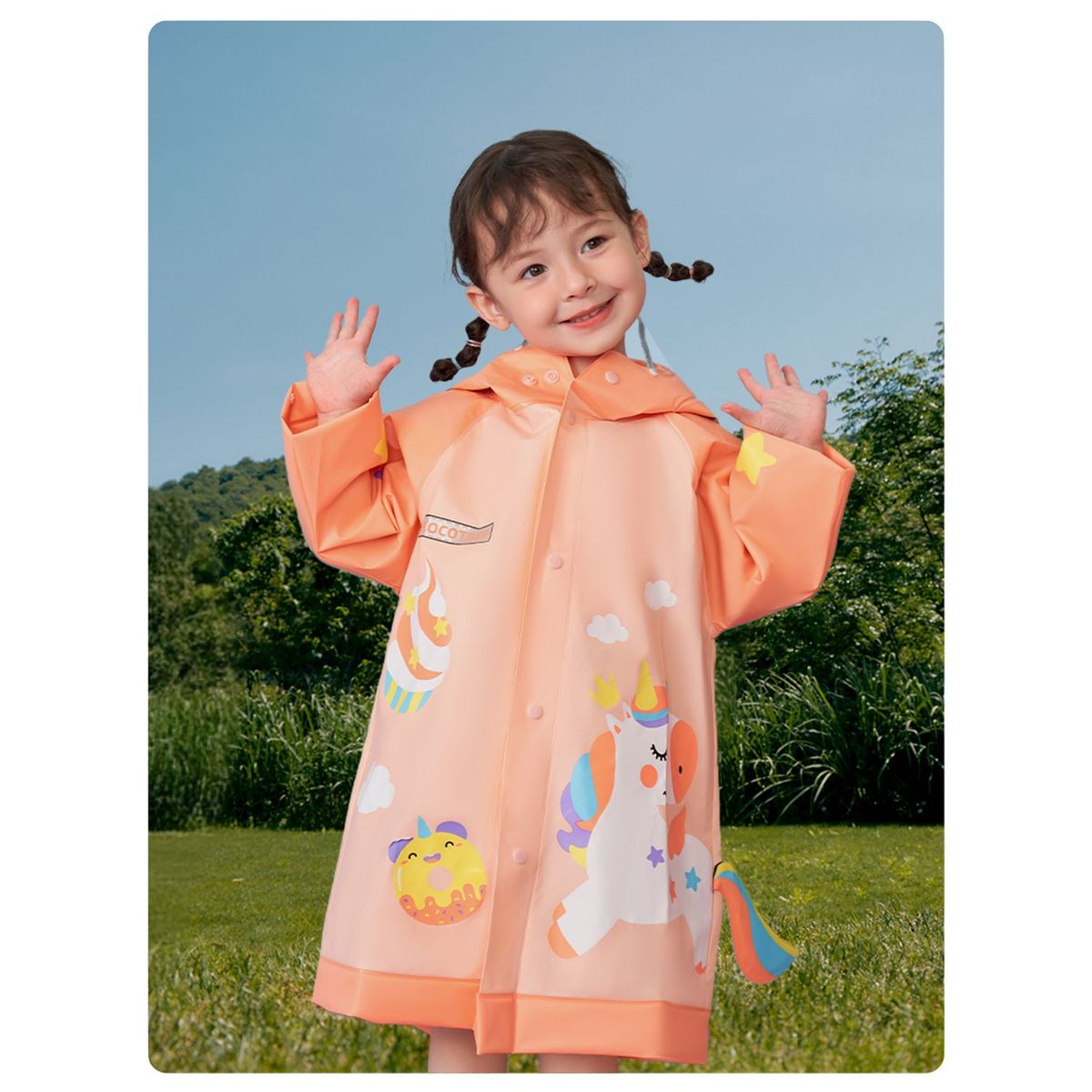 KOCOTREE - Capa de Agua para Niño(a), Simula un Animalito, 2 Tallas, Kocotree
