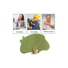 GENERICO - Pack 5 Parches Para Dolor De Rodilla Alivio Rapido Herbal 10uds
