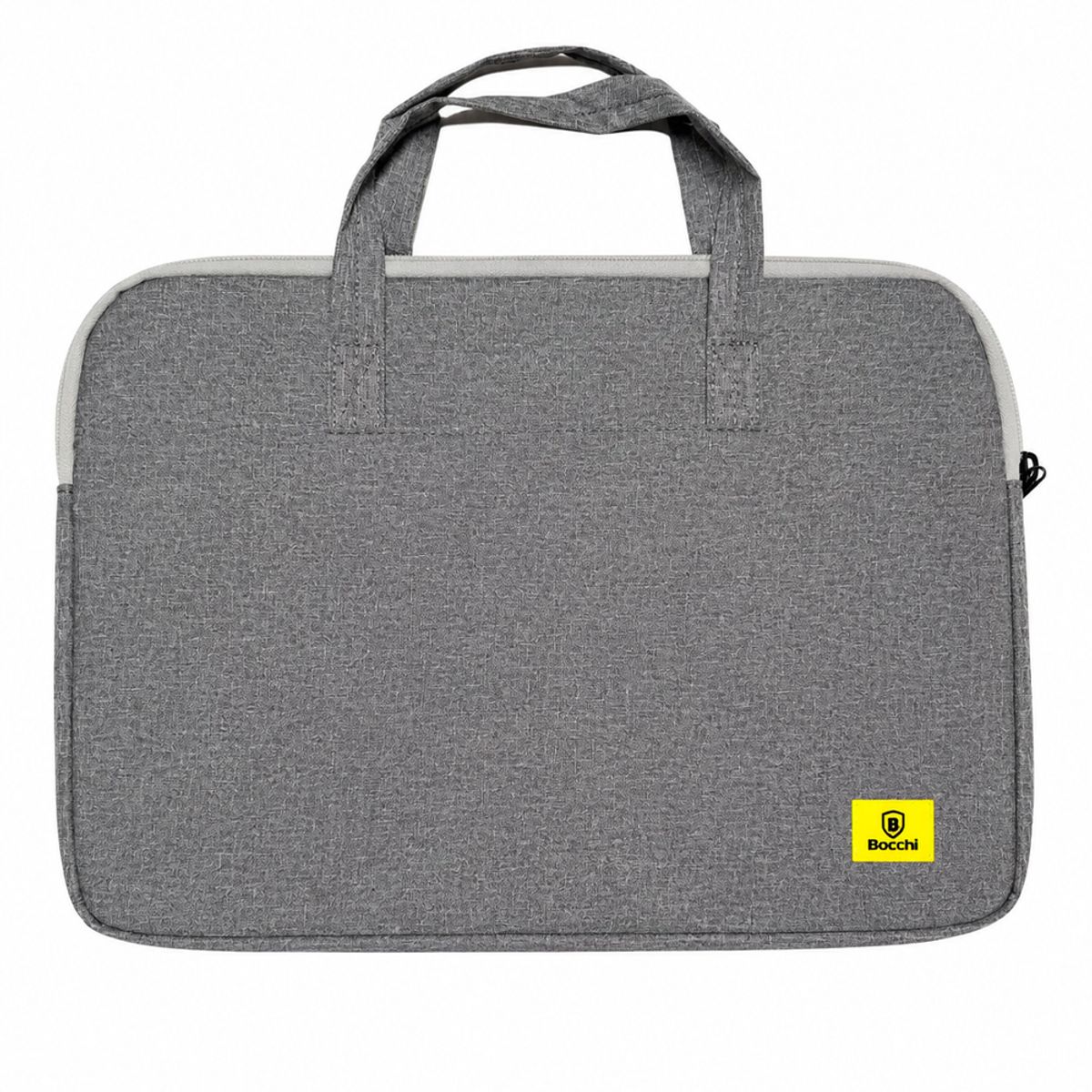 BOCCINI - Funda Acolchada Para Notebook & Laptop Maletin Con Asas 14 Pulgadas Gris