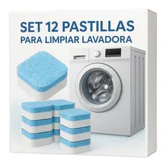 MOVI - LIMPIADOR DE LAVADORA EN PASTILLAS 12 UNIDADES
