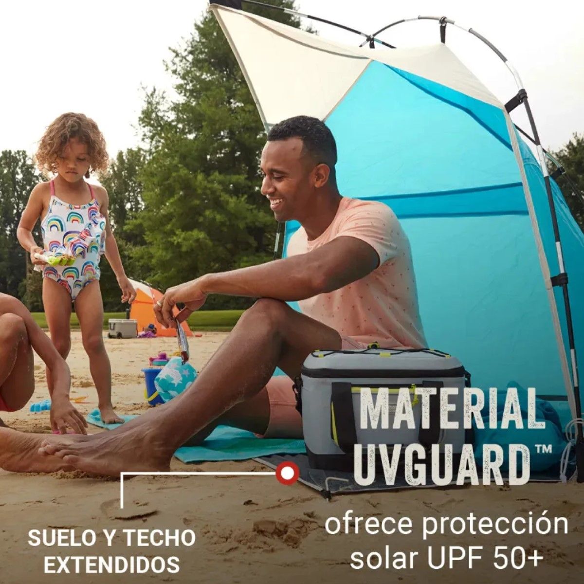 GENERICO - Carpa De Playa Paraviento Skyshade Coleman Sombrilla Compact BELUG