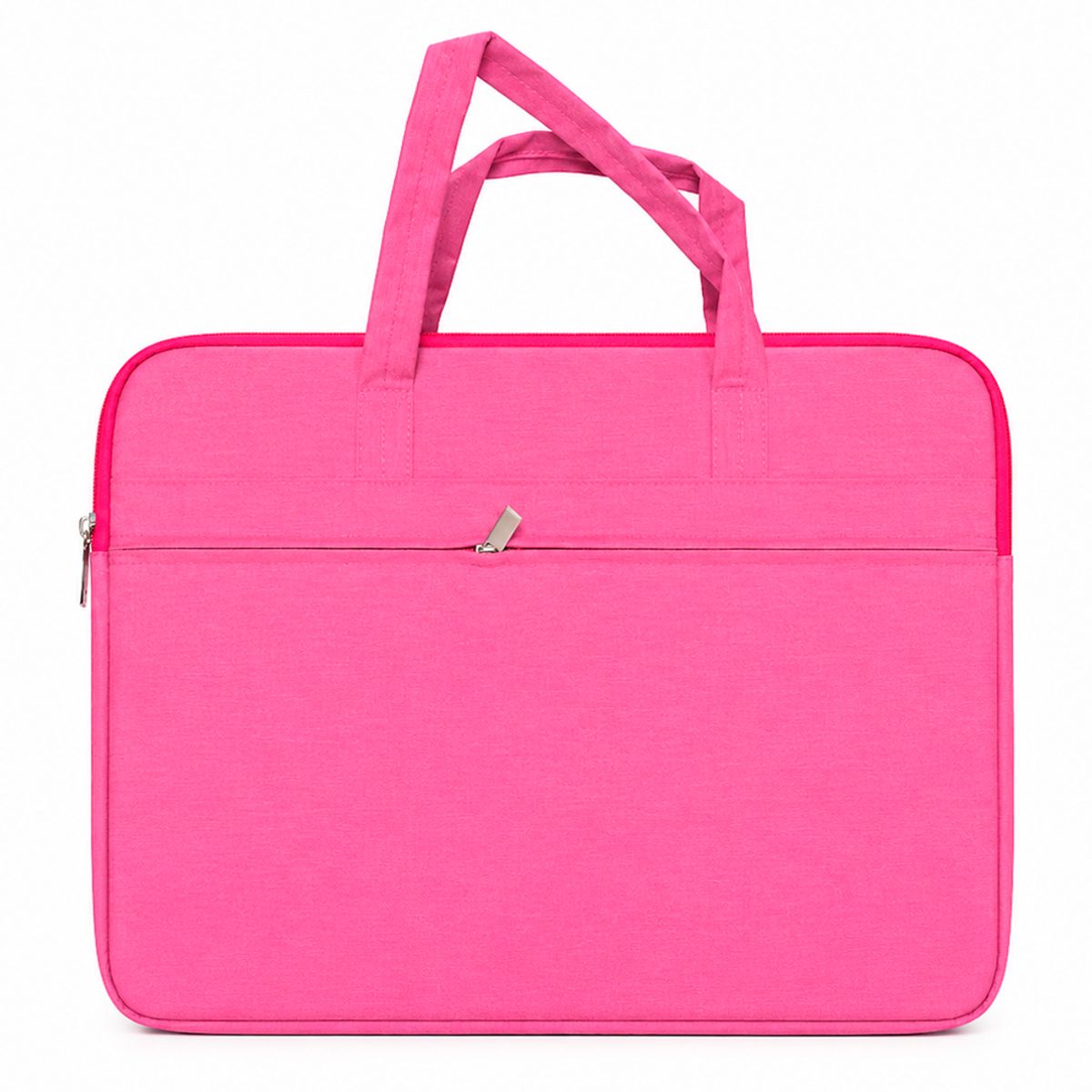 BOCCINI - Funda Acolchada Para Notebook & Laptop Maletin Con Asas 15 Pulgadas Rosada