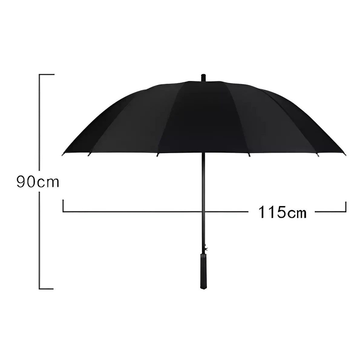 GENERICO - Lluvia/sombrilla 16 Varillas Color Automático Opcional BELUG