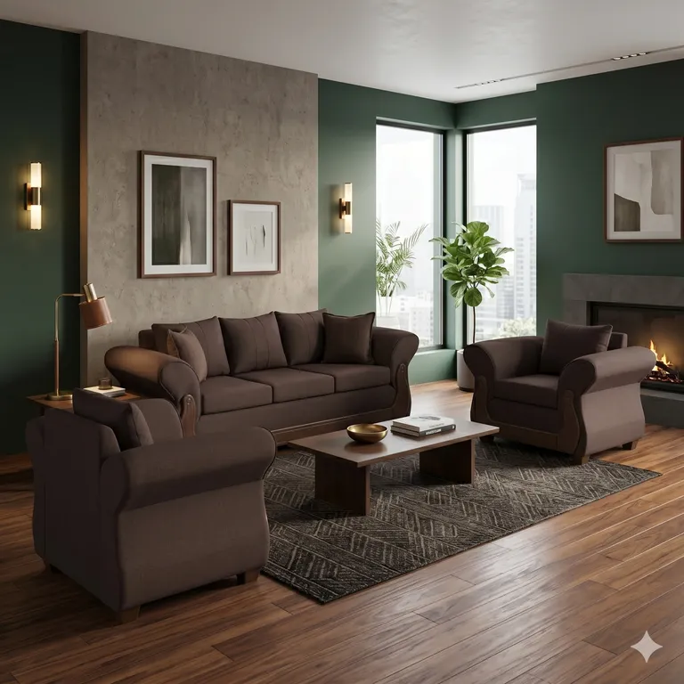 JUEGO DE LIVING 3-1-1 TOKIO Chocolate