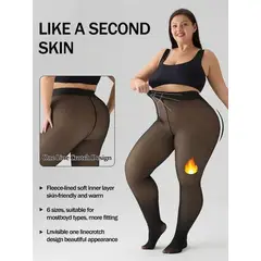 GENERICO - Calza Panty efecto piel Talla grande