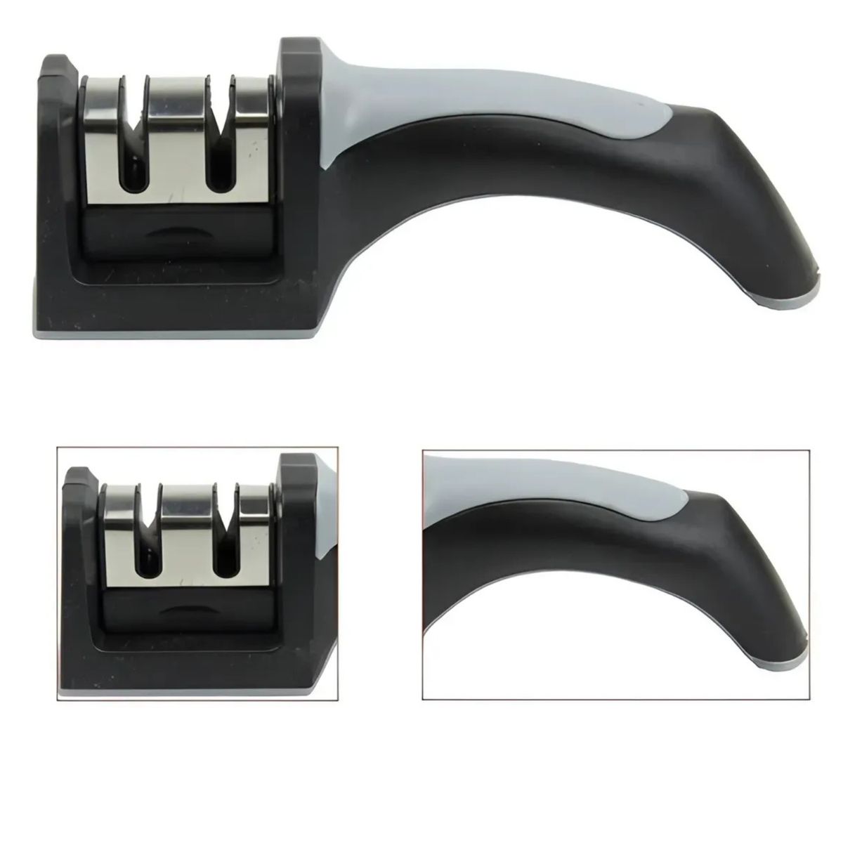 MOVI - "Tres etapas, filo impecable: afilador de cuchillo 3 en 1, pule tus cuchillos en casa"