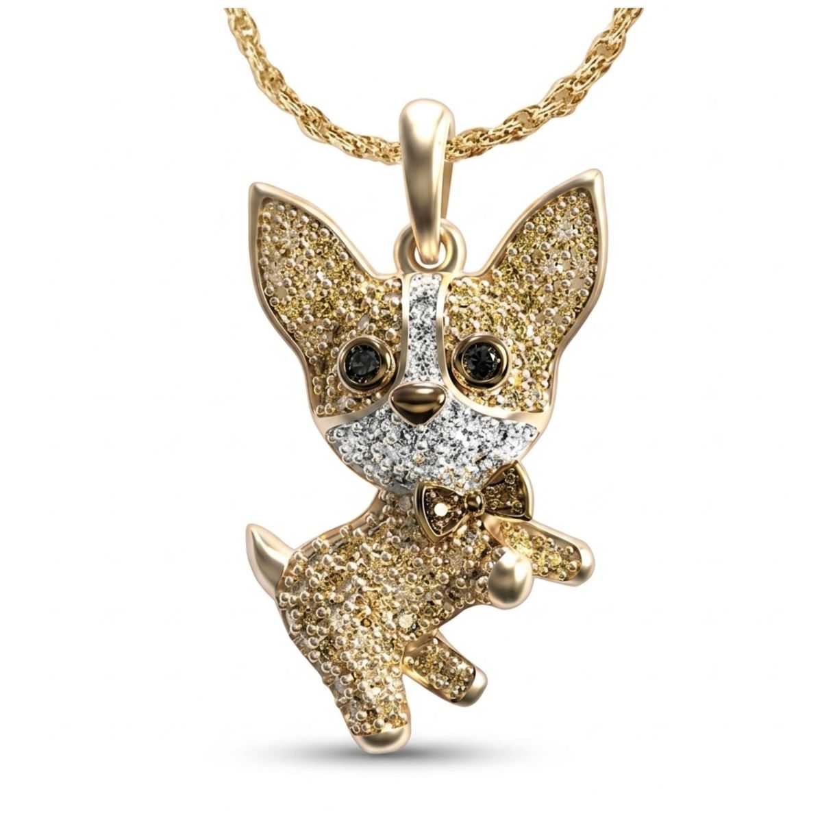 GENERICO - Collar y dige fantasia raza chihuahua