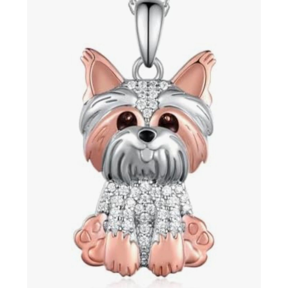 GENERICO - Collar y dige de fantasia perrito Yorkshire