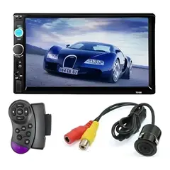 GENERICO - Radio Auto 2 Din Mirrorlink+camara Retroceso+comando Volante BELUG