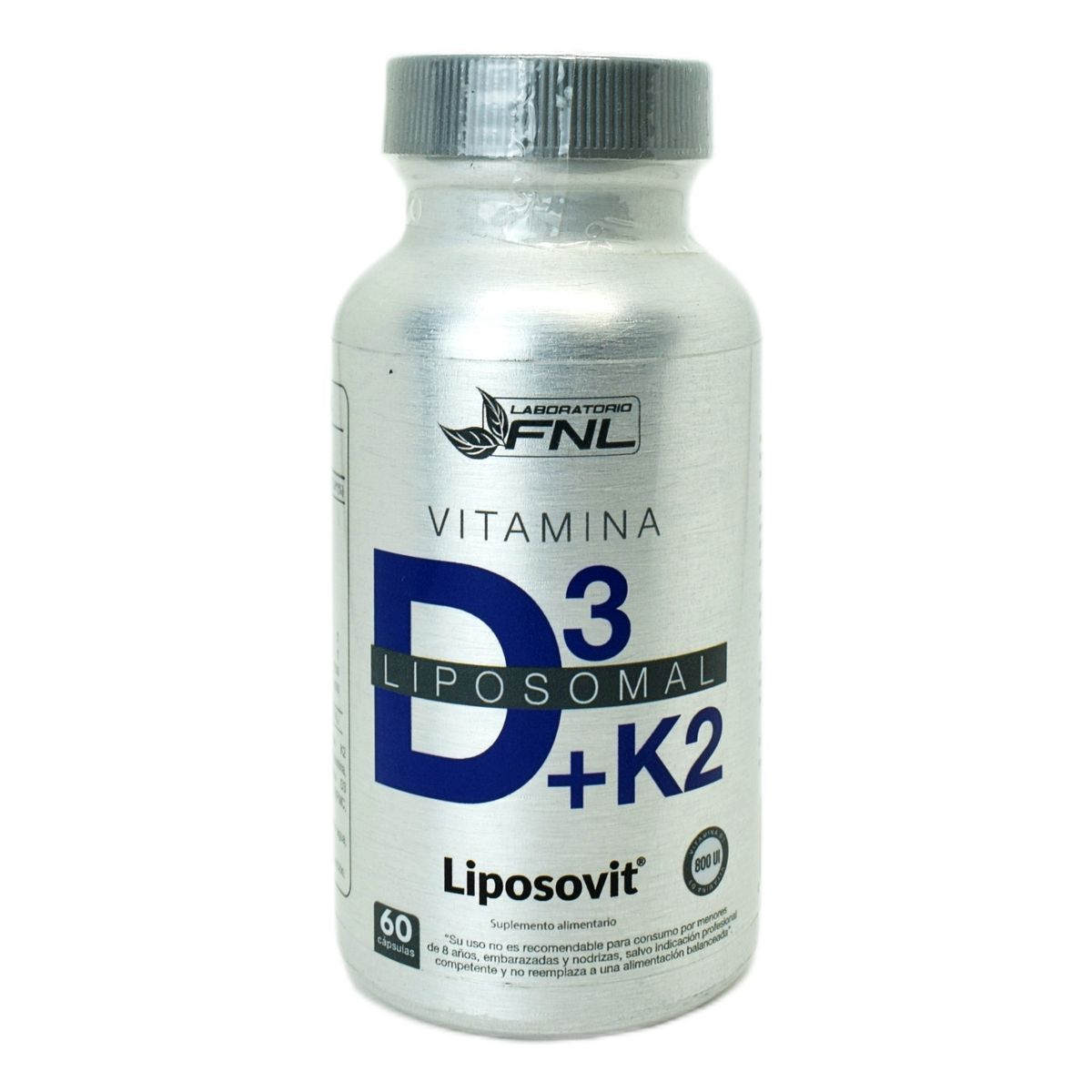 FNL - Vitamina D3 + K2 Liposomal 60 Caps 800ui Fnl