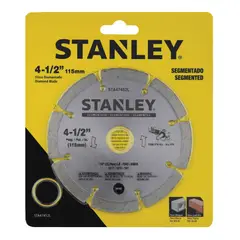 STANLEY - Disco Diamantado Segmentado 4,5 eje 5/8-7/8 STA47452L