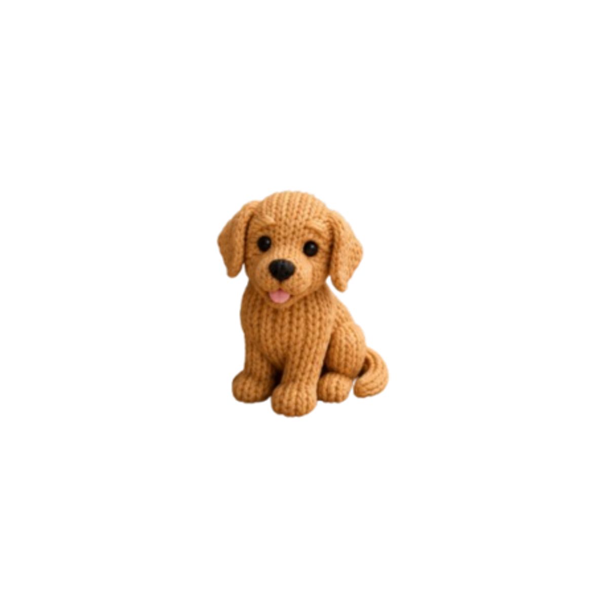 GENERICO - Figura Decorativa Prints Patro- Golden Retriever de Punto