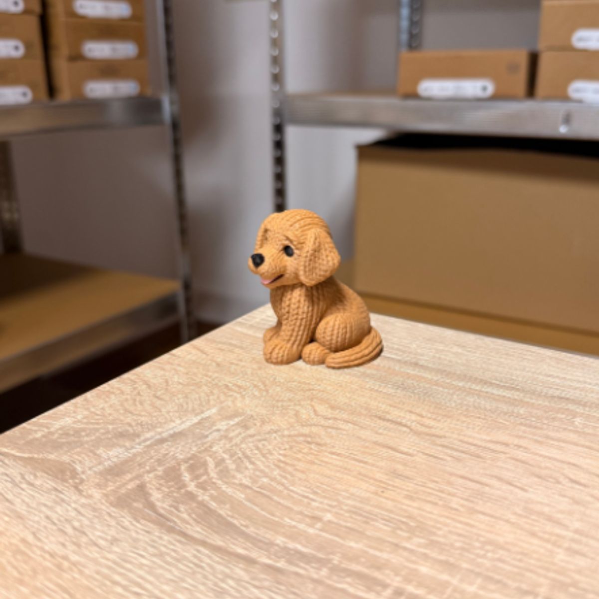 GENERICO - Figura Decorativa Prints Patro- Golden Retriever de Punto