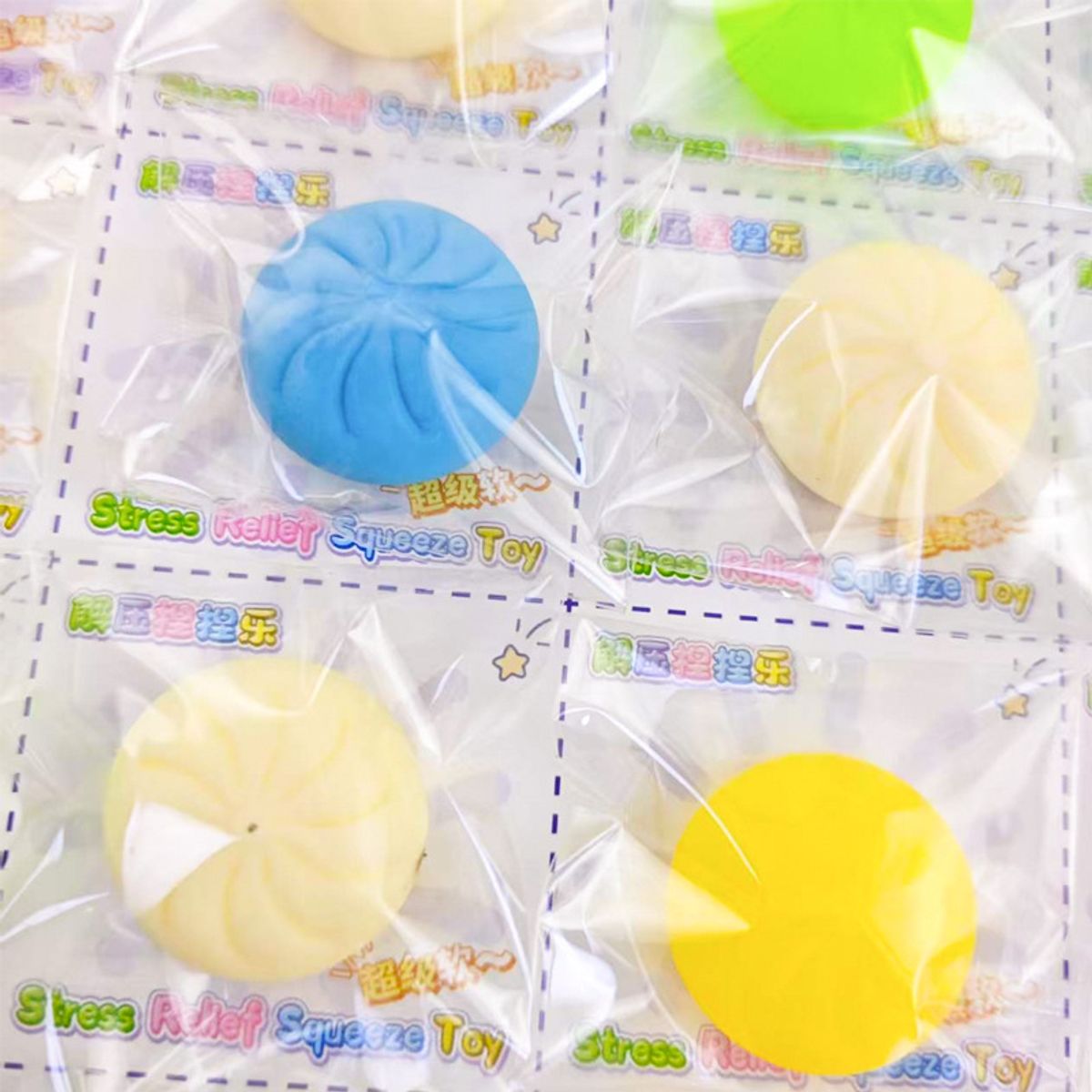 TIOZONEY - 24 Squishy Sensoriales Dumpling Sorpresa Cumpleaños