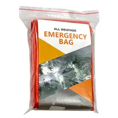 CLEBER - Saco De Dormir Térmico De Emergencia Supervivencia Camping 1 Un