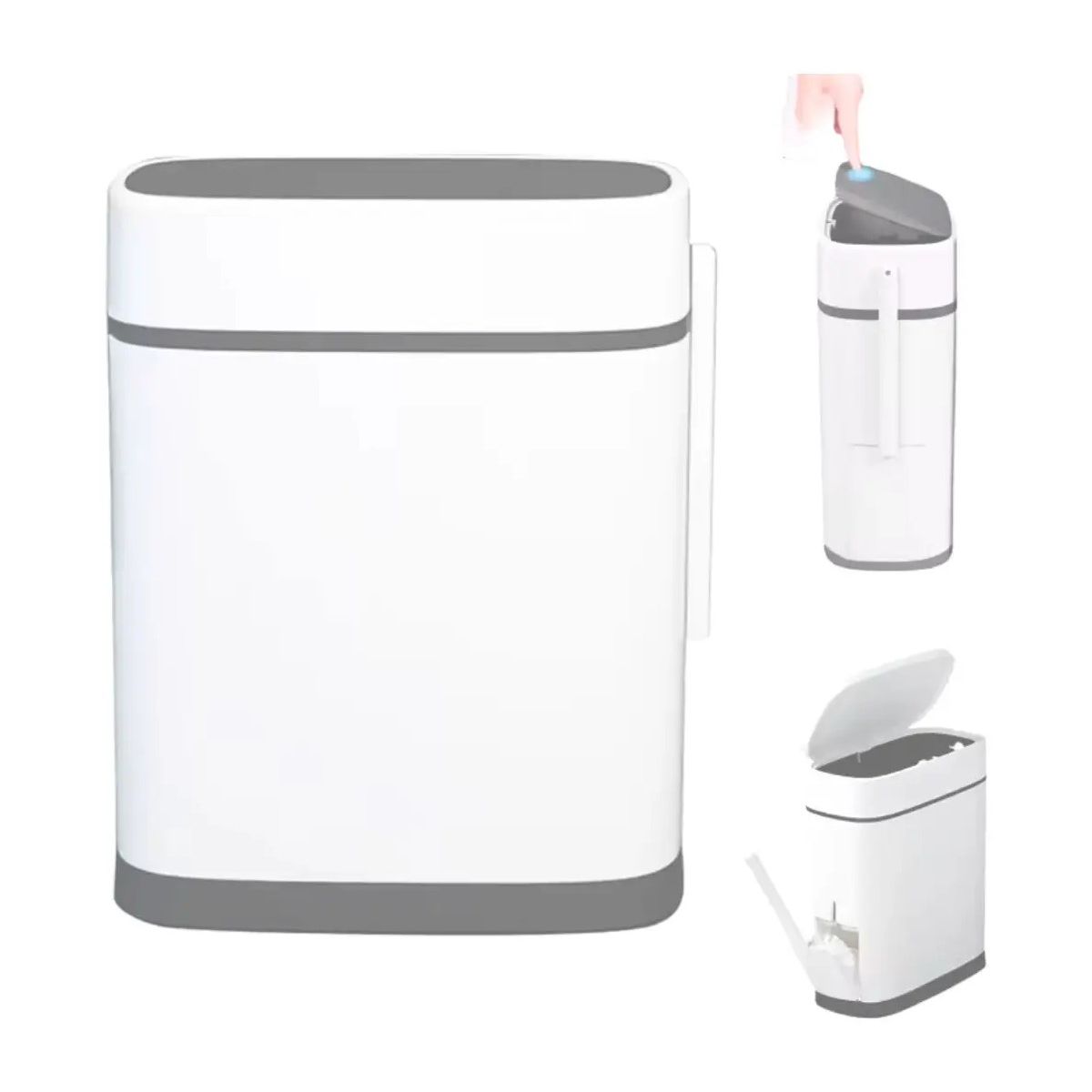 GENERICO - Basurero Automático Papelera Inteligente Sensor 8 Lts Labg