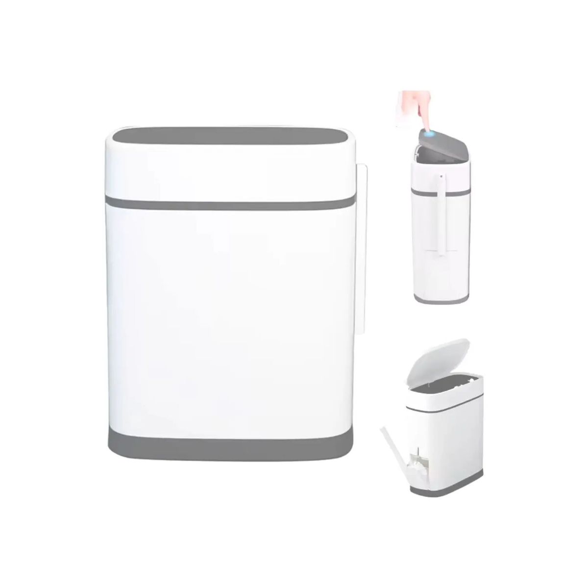 GENERICO - Basurero Automático Papelera Inteligente Sensor 8 Lts Labg