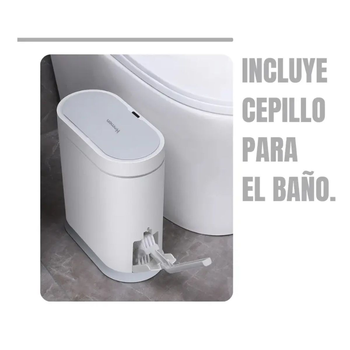 GENERICO - Basurero Automático Papelera Inteligente Sensor 8 Lts Labg