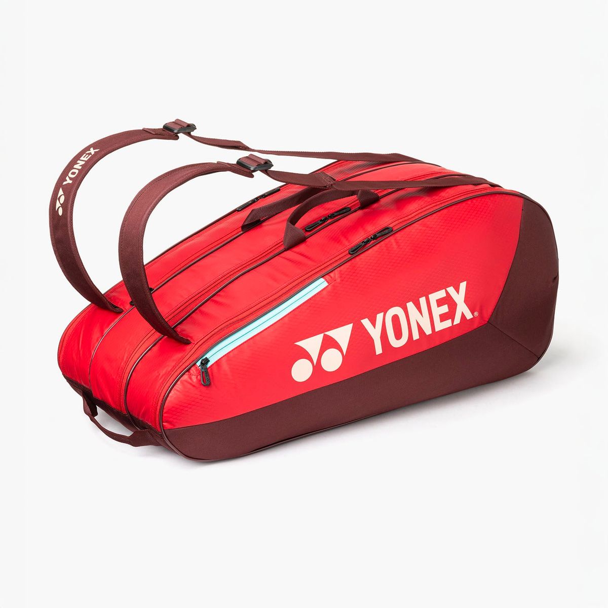 YONEX - Bolso para Raquetas de Tenis Yonex Team 9R Ruby Red