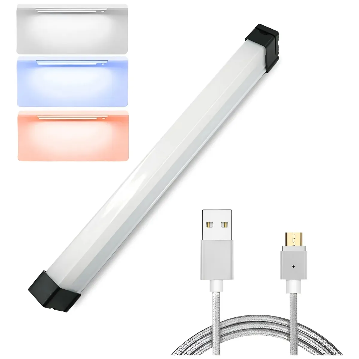 GENERICO - Lampara Barra Led Solar Emergencia Recargable Portatil Iman