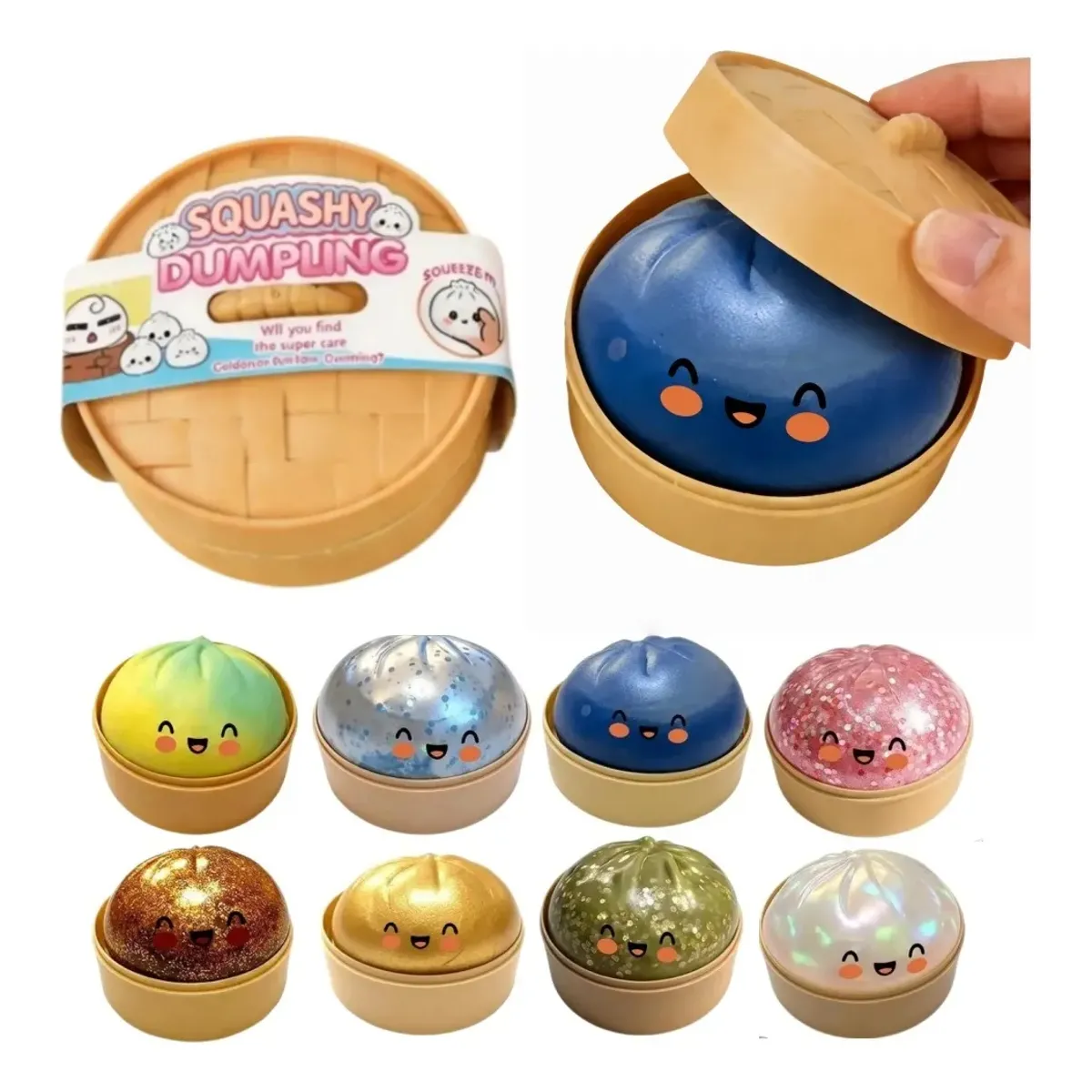 TIOZONEY - 8PCS Squishy De Dumpling Antiestrés Diversion Niños