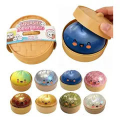 TIOZONEY - 8PCS Squishy De Dumpling Antiestrés Diversion Niños