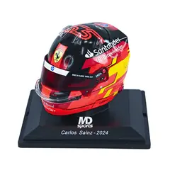 FORMULA 1 - Casco Carlos Sainz Ferrari HP 2024 Spark Escala 1:5