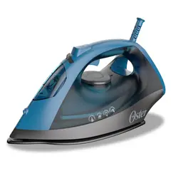 OSTER - Plancha de Vapor GCSTBS6052 40% más Vapor con Suela de Tecnología Aeroceramic Azul