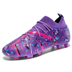 DANWEILE - Zapatillas de entrenamiento de fútbol unisex Blanco